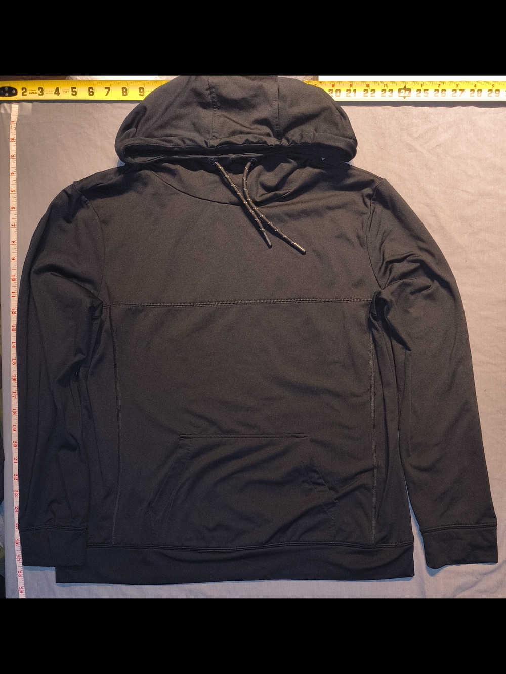 Women's Black Hooded Pullover Sweatshirt